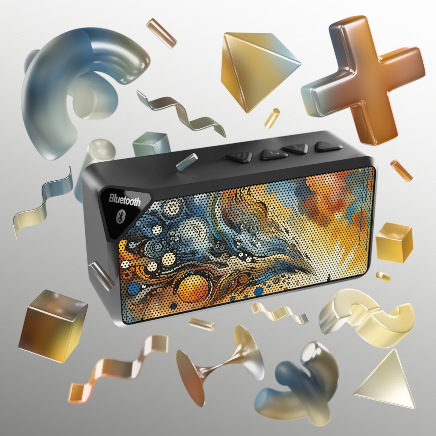 Intentional Awakening Reflection Jabba Bluetooth Speaker - ATUH.ART