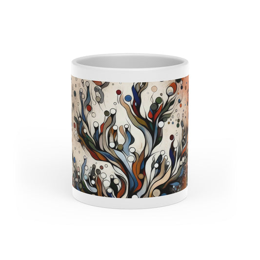 Intentional Unity Splashes Heart-Shaped Mug - ATUH.ART