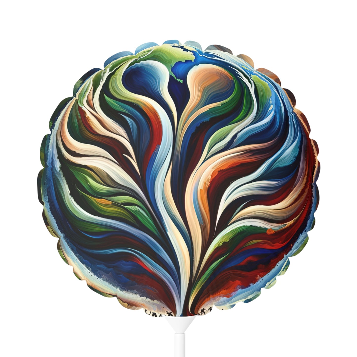 Interconnected Earth Advocates Balloon (Round and Heart-shaped), 11" - ATUH.ART