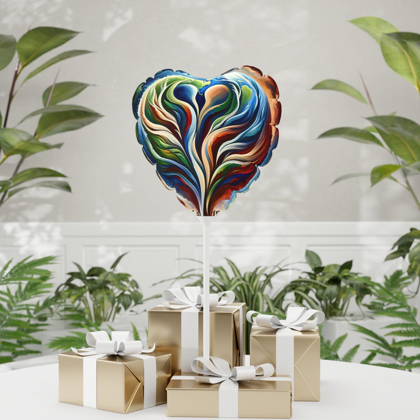 Interconnected Earth Advocates Balloon (Round and Heart-shaped), 11" - ATUH.ART