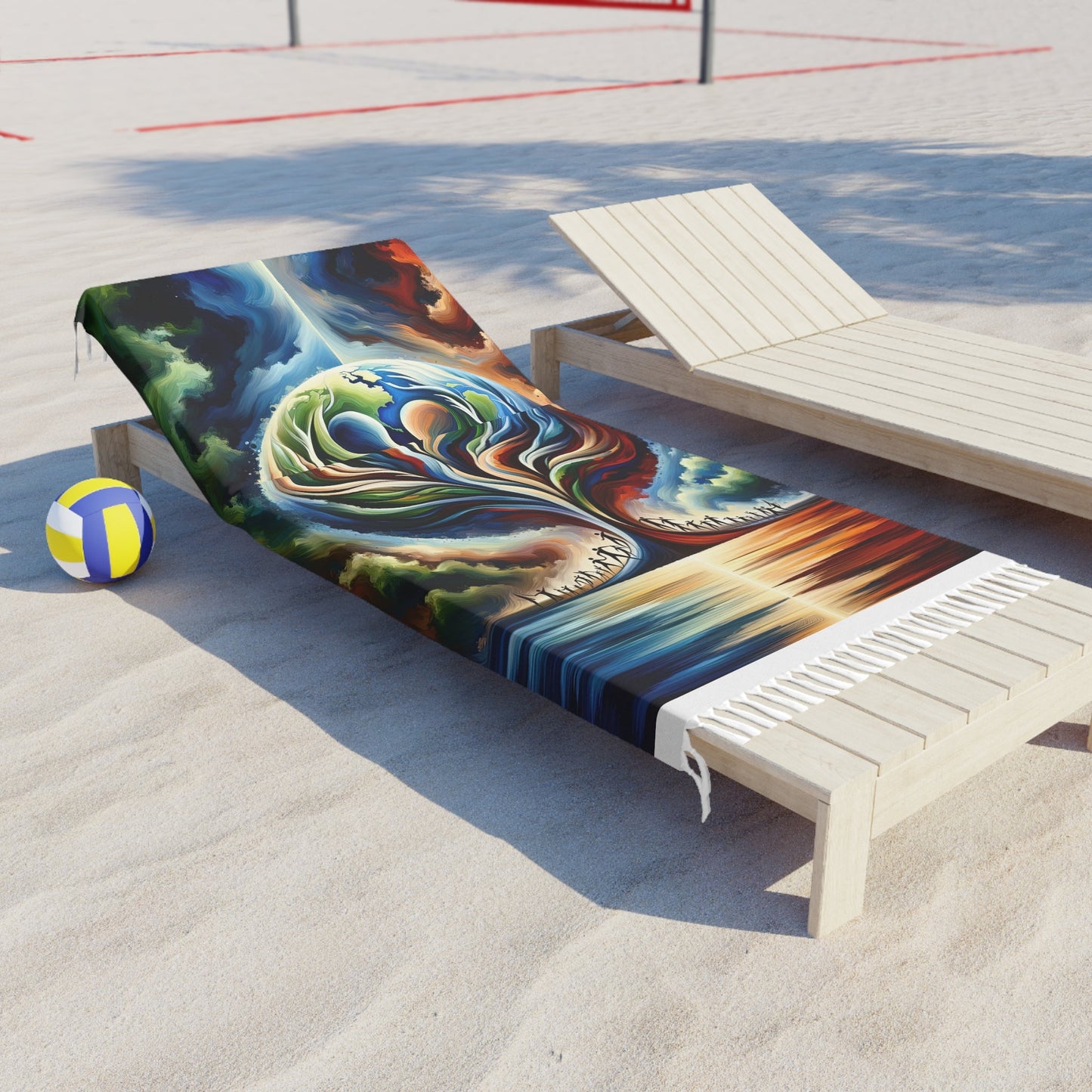 Interconnected Earth Advocates Boho Beach Cloth - ATUH.ART