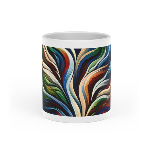 Interconnected Earth Advocates Heart-Shaped Mug - ATUH.ART
