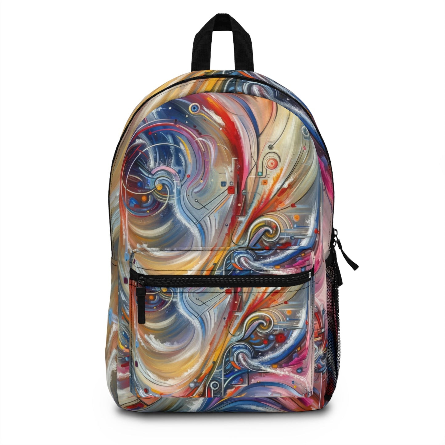 Interconnectivity Tachism Dynamics Backpack - ATUH.ART