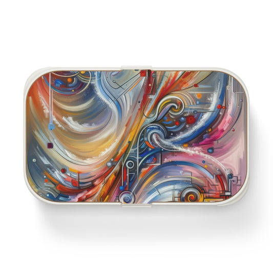 Interconnectivity Tachism Dynamics Bento Lunch Box - ATUH.ART