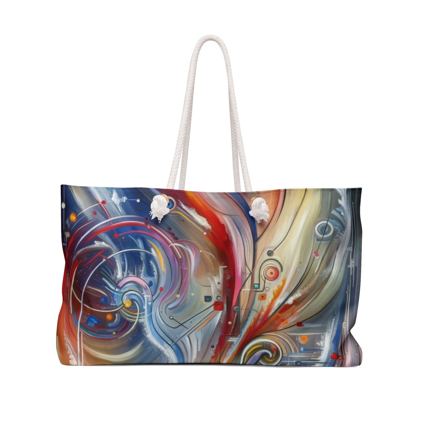 Interconnectivity Tachism Dynamics Weekender Bag - ATUH.ART