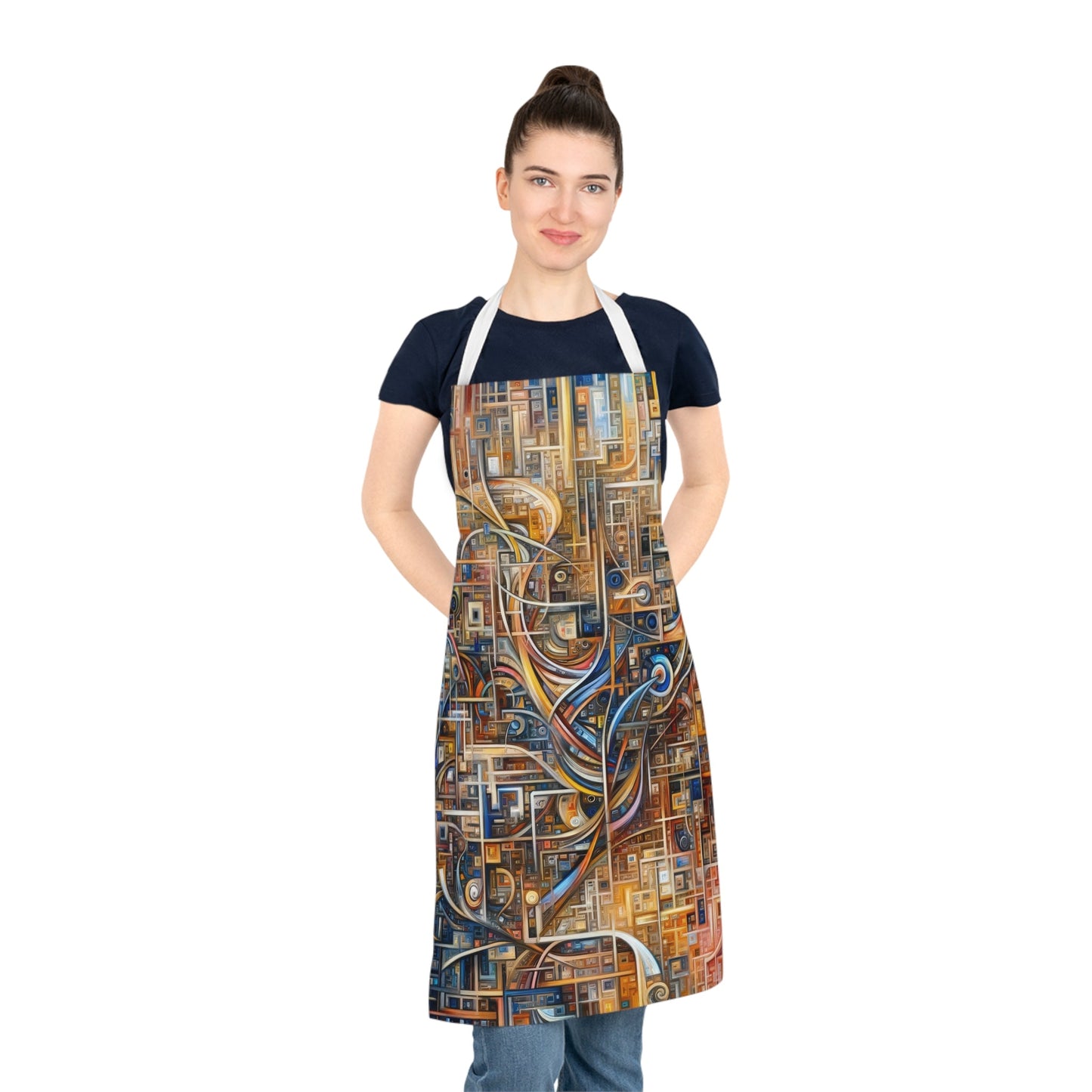 Intricate Life Tapestry Adult Apron (AOP) - ATUH.ART