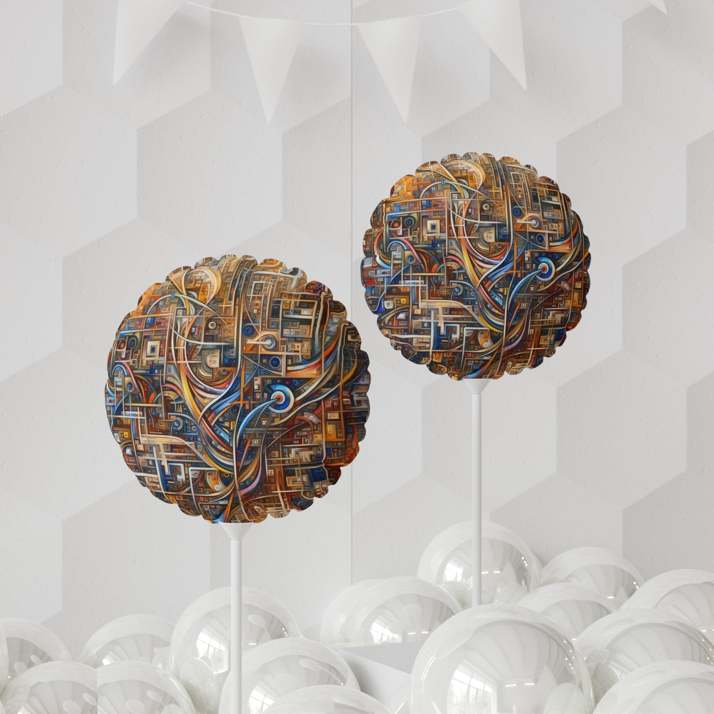 Intricate Life Tapestry Balloon (Round and Heart-shaped), 11" - ATUH.ART