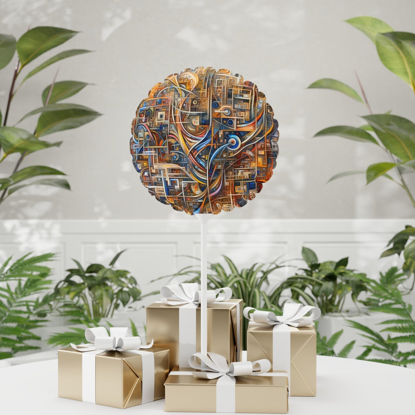 Intricate Life Tapestry Balloon (Round and Heart-shaped), 11" - ATUH.ART