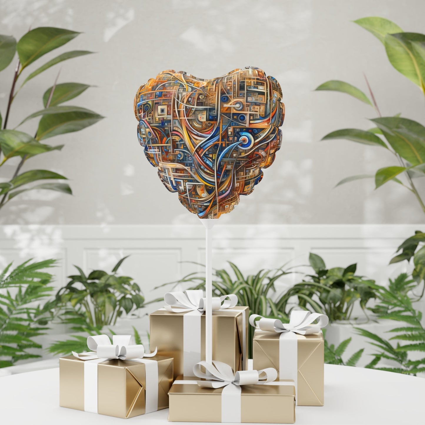 Intricate Life Tapestry Balloon (Round and Heart-shaped), 11" - ATUH.ART
