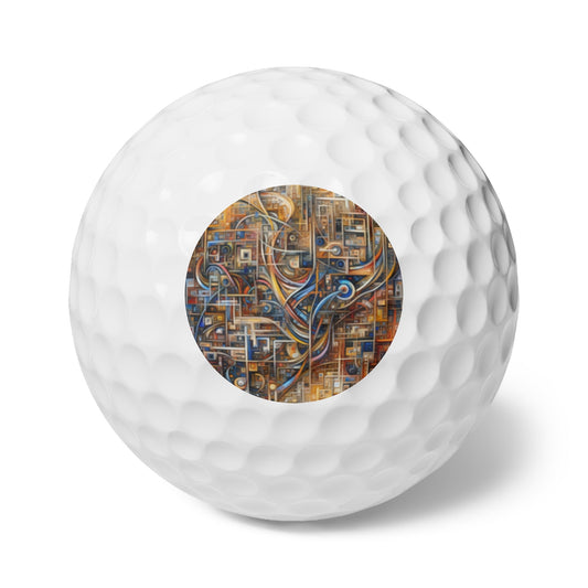 Intricate Life Tapestry Golf Balls, 6pcs - ATUH.ART
