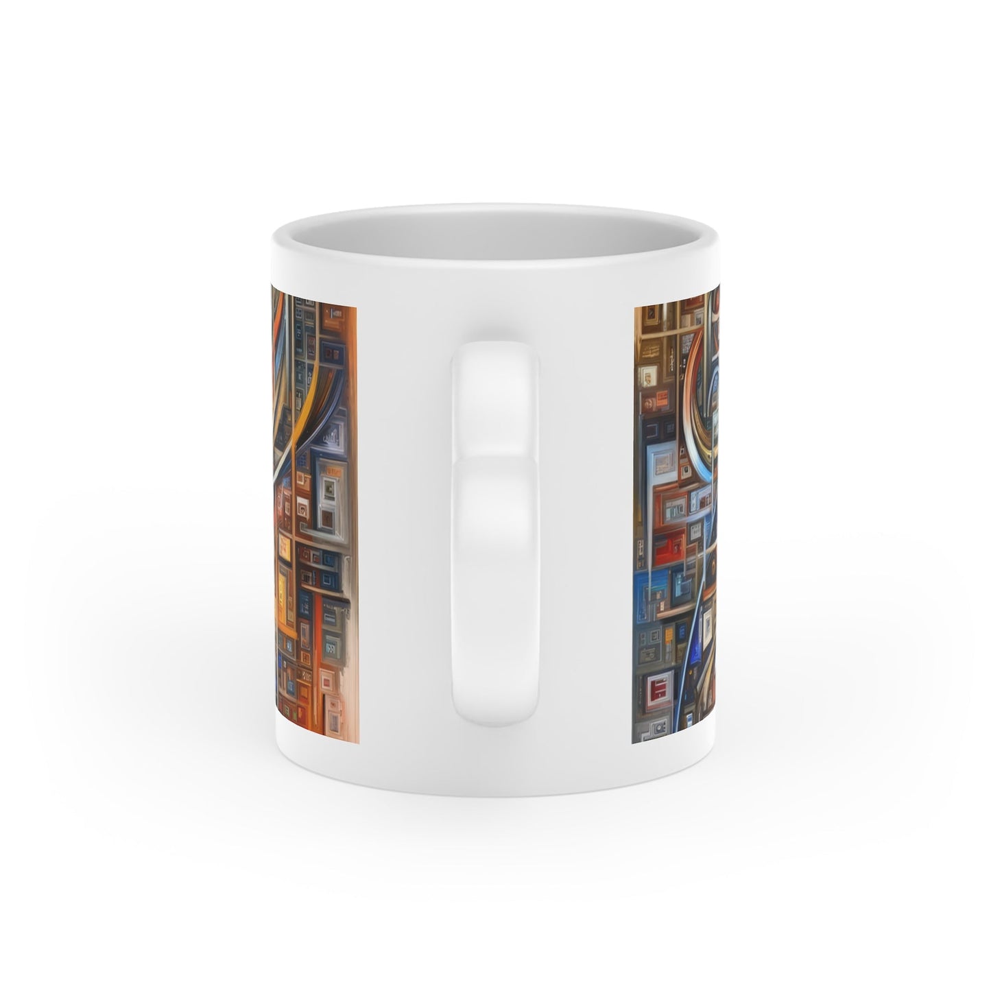Intricate Life Tapestry Heart-Shaped Mug - ATUH.ART