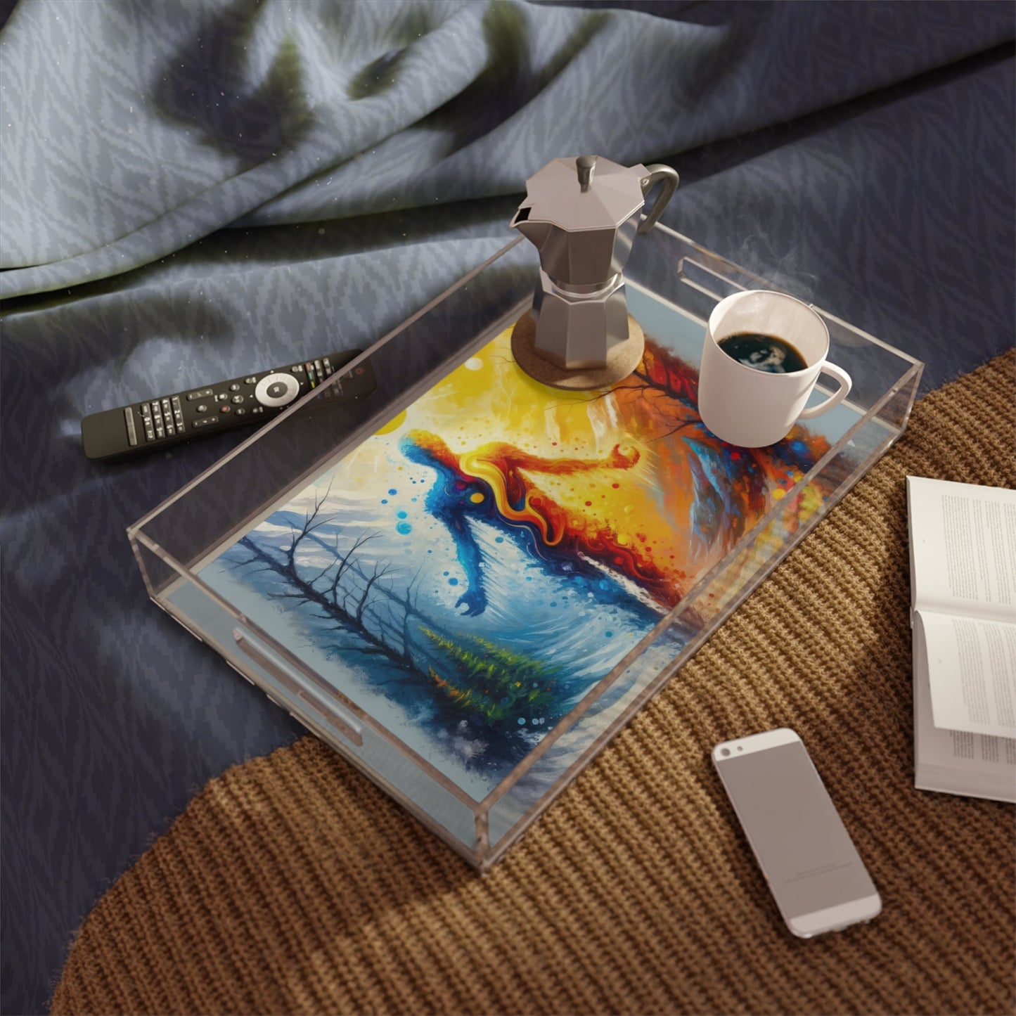 Invincible Summer Discovery Acrylic Serving Tray - ATUH.ART