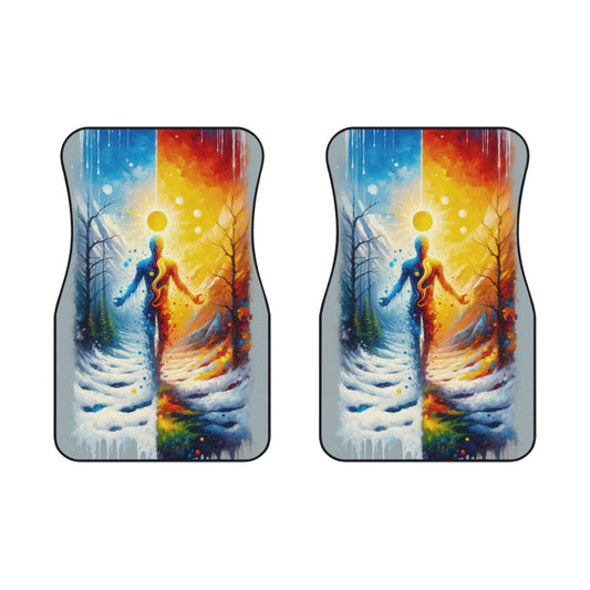 Invincible Summer Discovery Car Mats (2x Front) - ATUH.ART