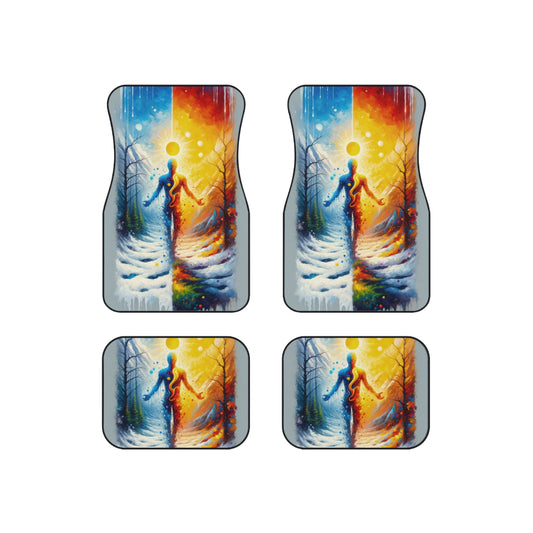Invincible Summer Discovery Car Mats (Set of 4) - ATUH.ART