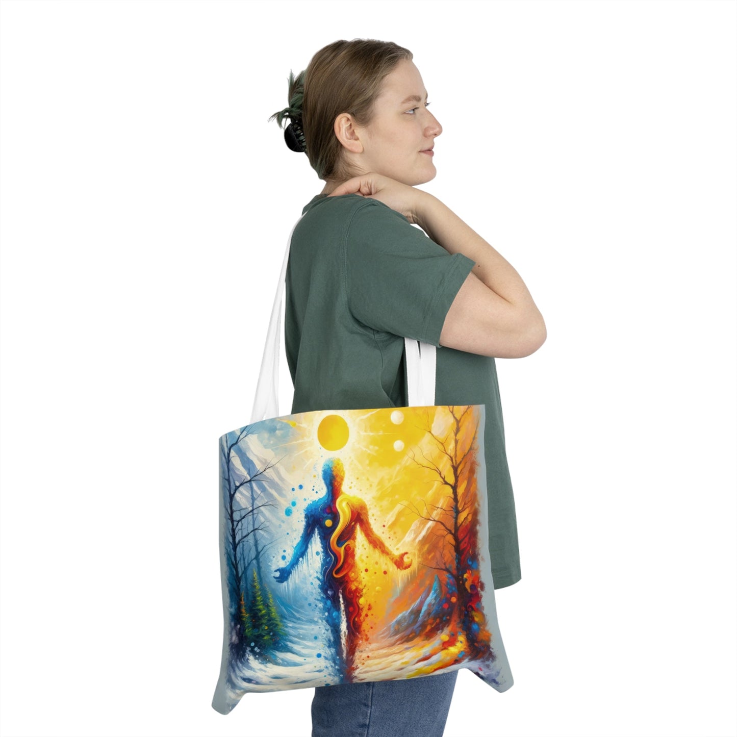 Invincible Summer Discovery Shoulder Tote Bag (AOP) - ATUH.ART
