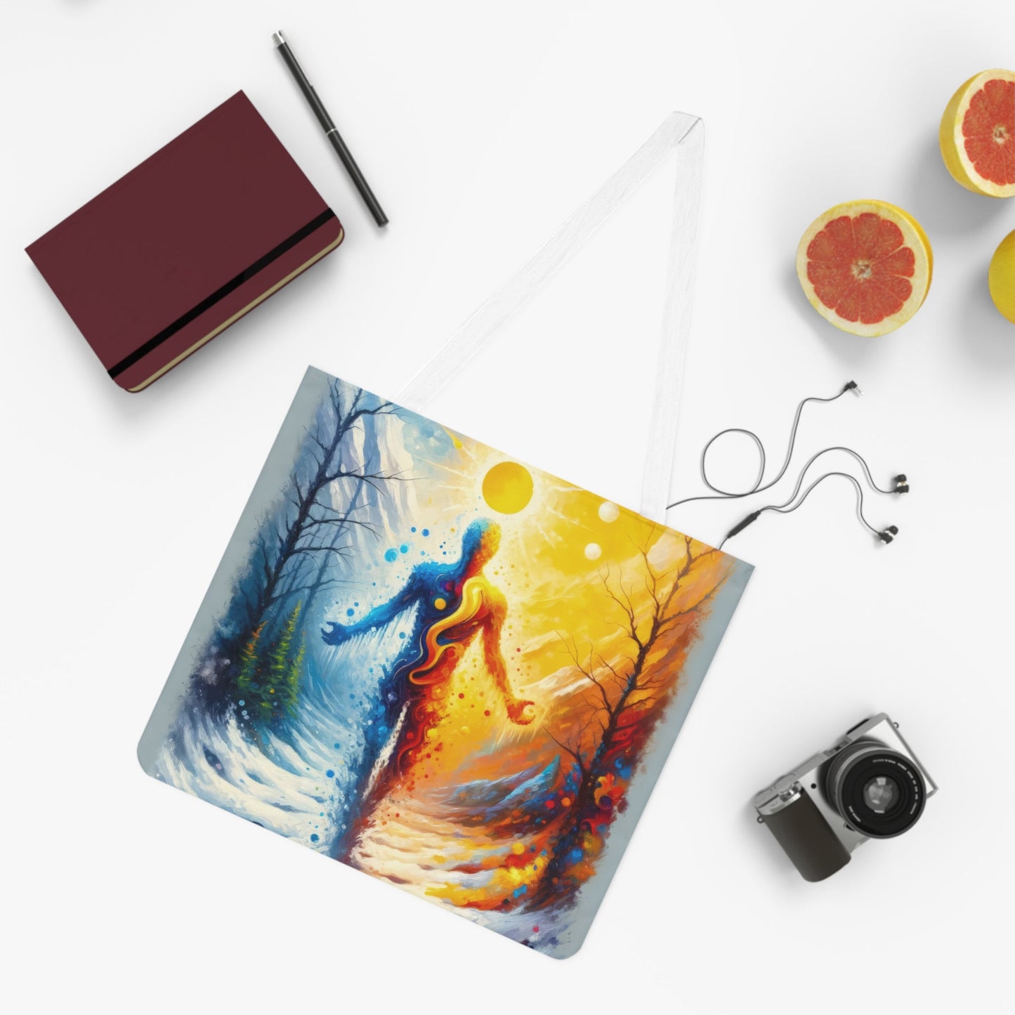 Invincible Summer Discovery Shoulder Tote Bag (AOP) - ATUH.ART