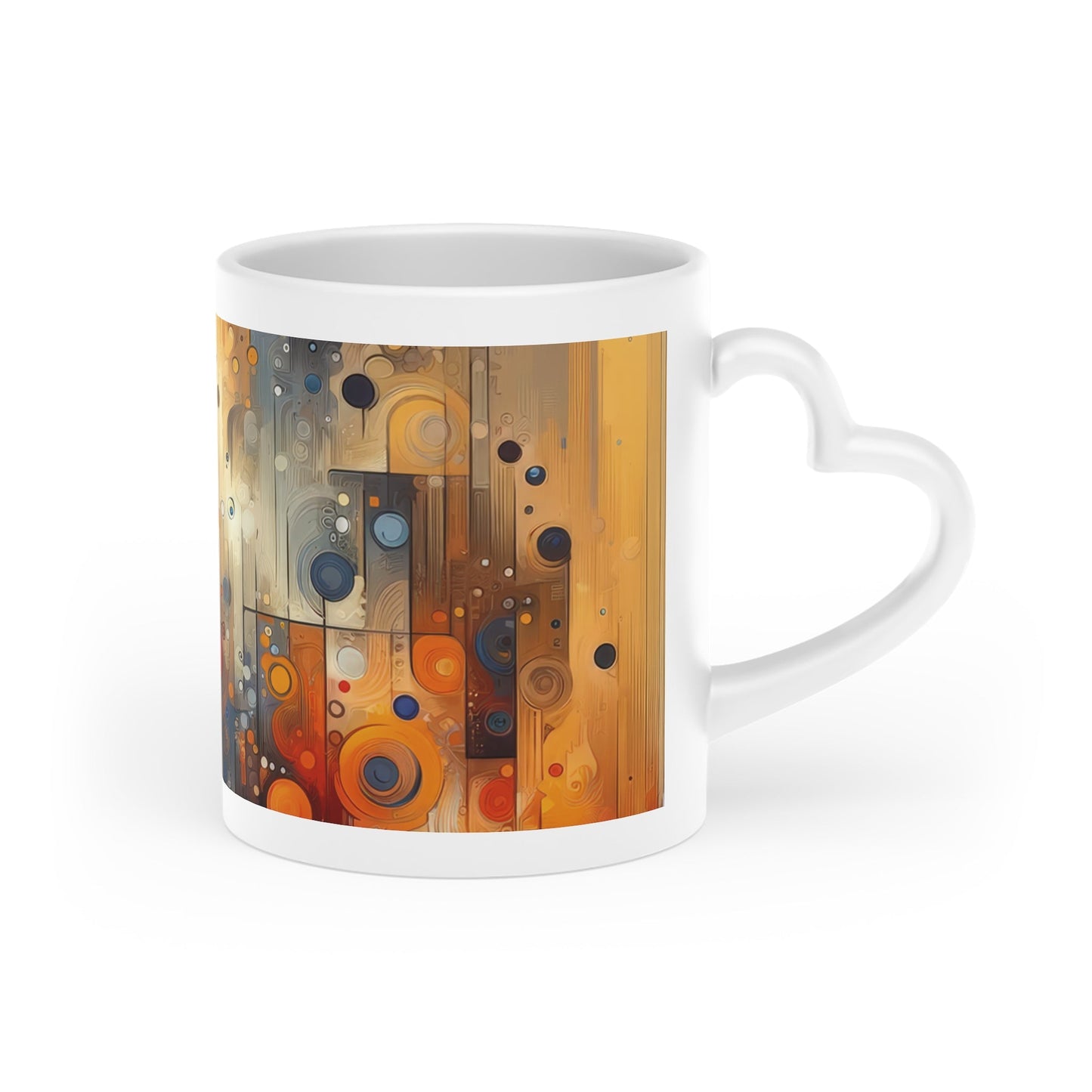 Invisible Strength Continuity Heart-Shaped Mug - ATUH.ART