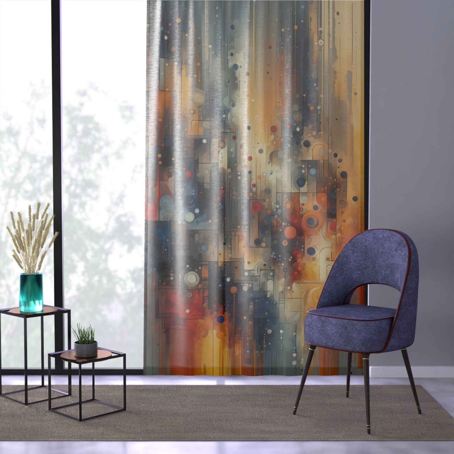 Invisible Strength Continuity Window Curtain - ATUH.ART