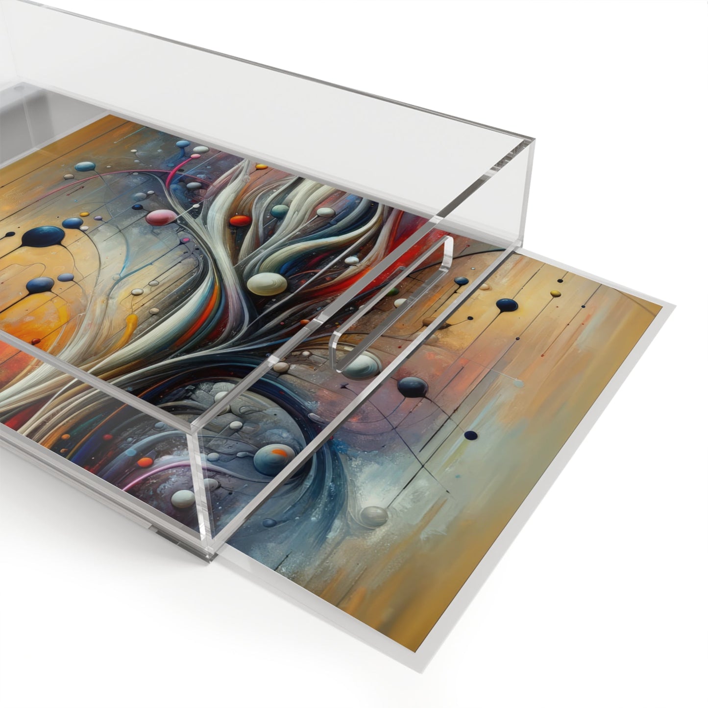 Invisible Threads Influence Acrylic Serving Tray - ATUH.ART