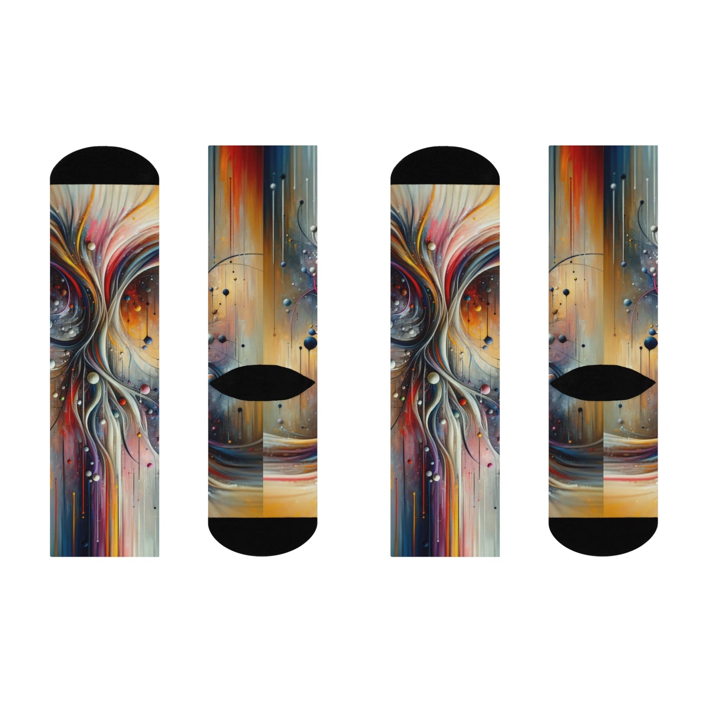 Invisible Threads Influence Cushioned Crew Socks - ATUH.ART