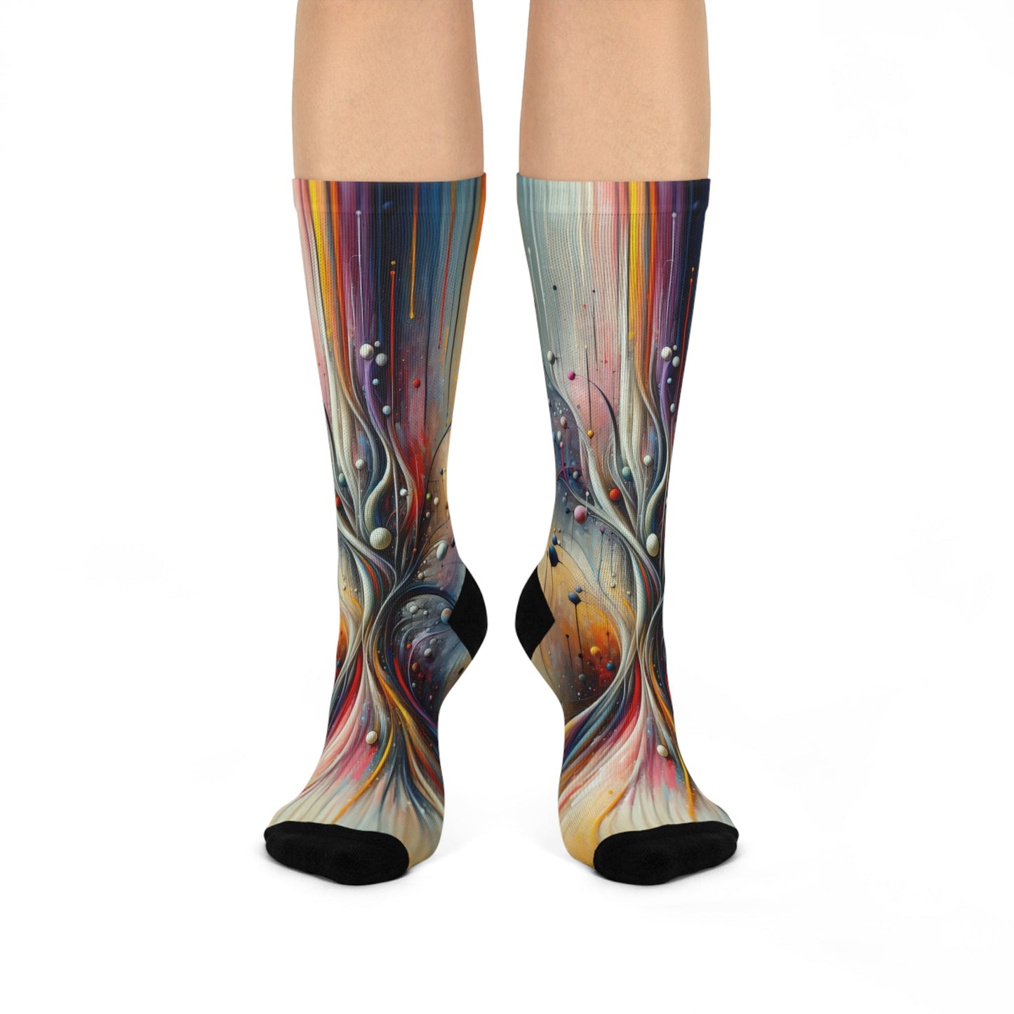 Invisible Threads Influence Cushioned Crew Socks - ATUH.ART