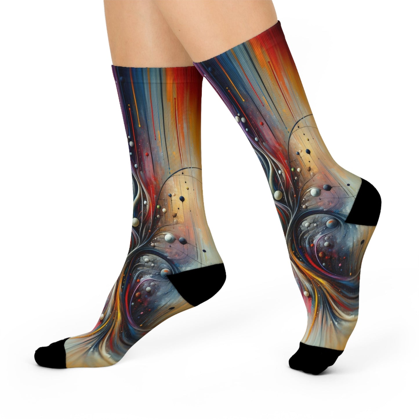Invisible Threads Influence Cushioned Crew Socks - ATUH.ART