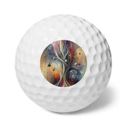 Invisible Threads Influence Golf Balls, 6pcs - ATUH.ART