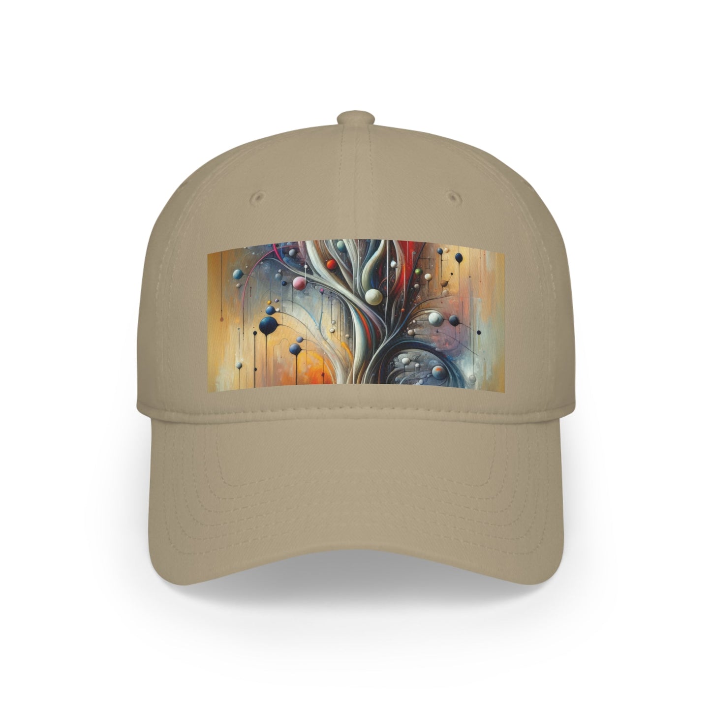 Invisible Threads Influence Low Profile Baseball Cap - ATUH.ART
