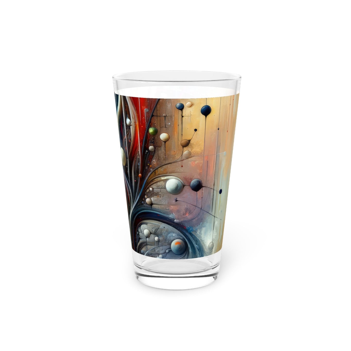 Invisible Threads Influence Pint Glass, 16oz - ATUH.ART