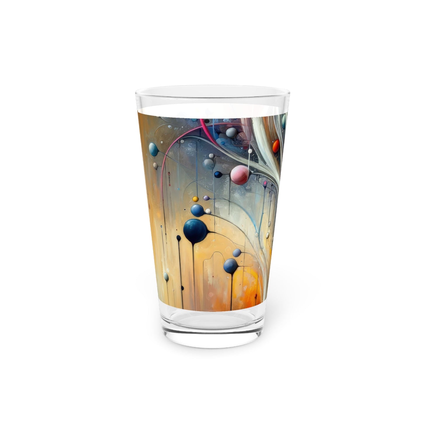 Invisible Threads Influence Pint Glass, 16oz - ATUH.ART