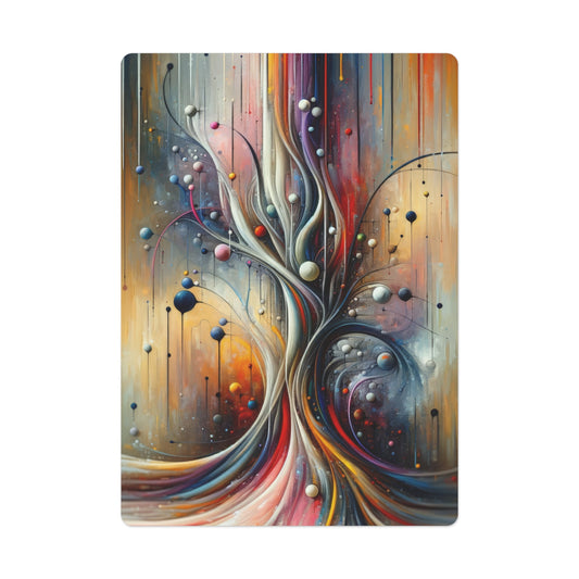 Invisible Threads Influence Poker Cards - ATUH.ART