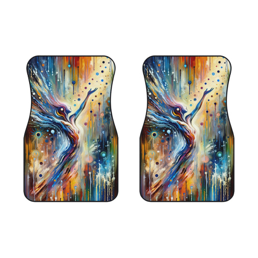 Journey Embrace Tachism Car Mats (2x Front) - ATUH.ART