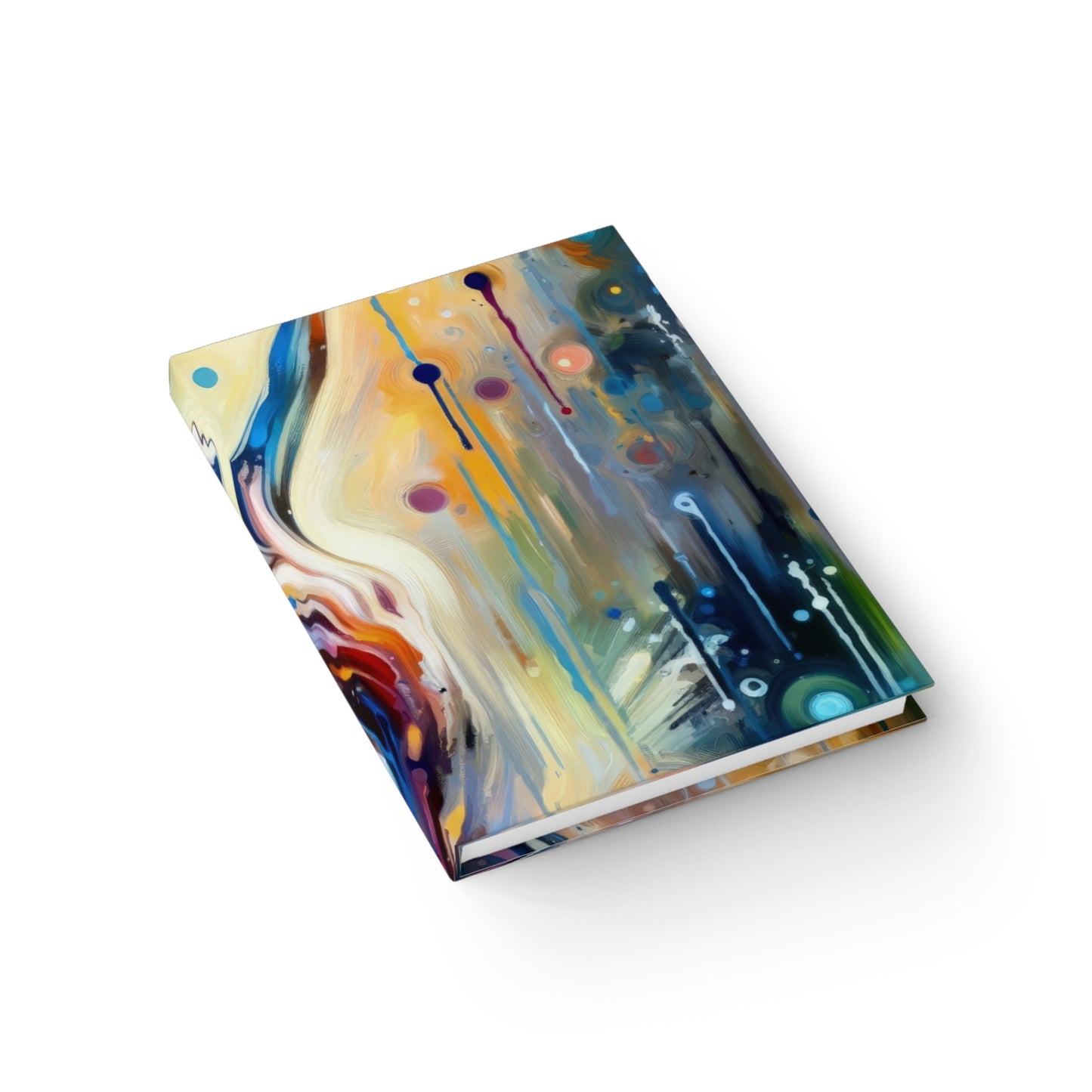 Journey Embrace Tachism Journal - Blank - ATUH.ART