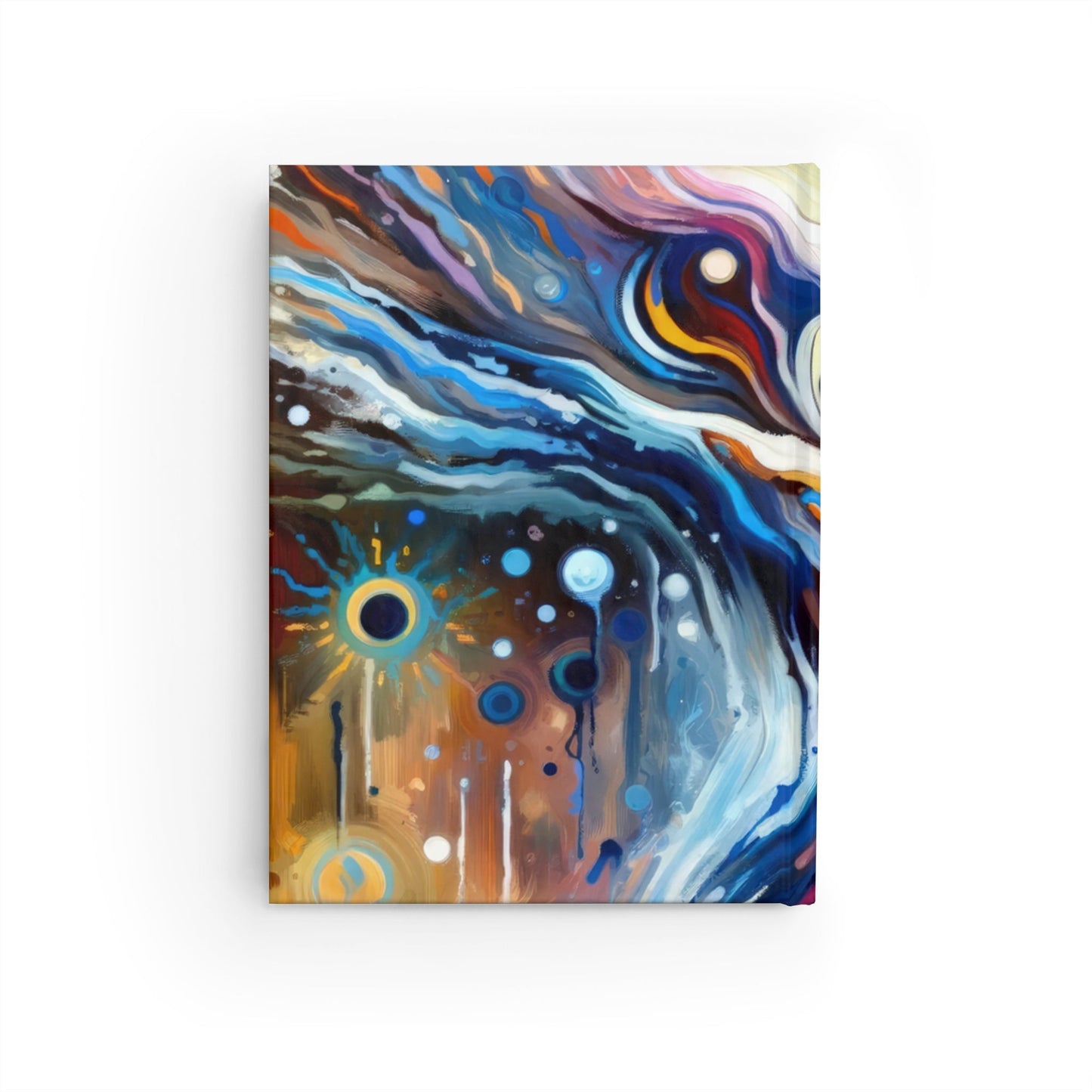 Journey Embrace Tachism Journal - Blank - ATUH.ART