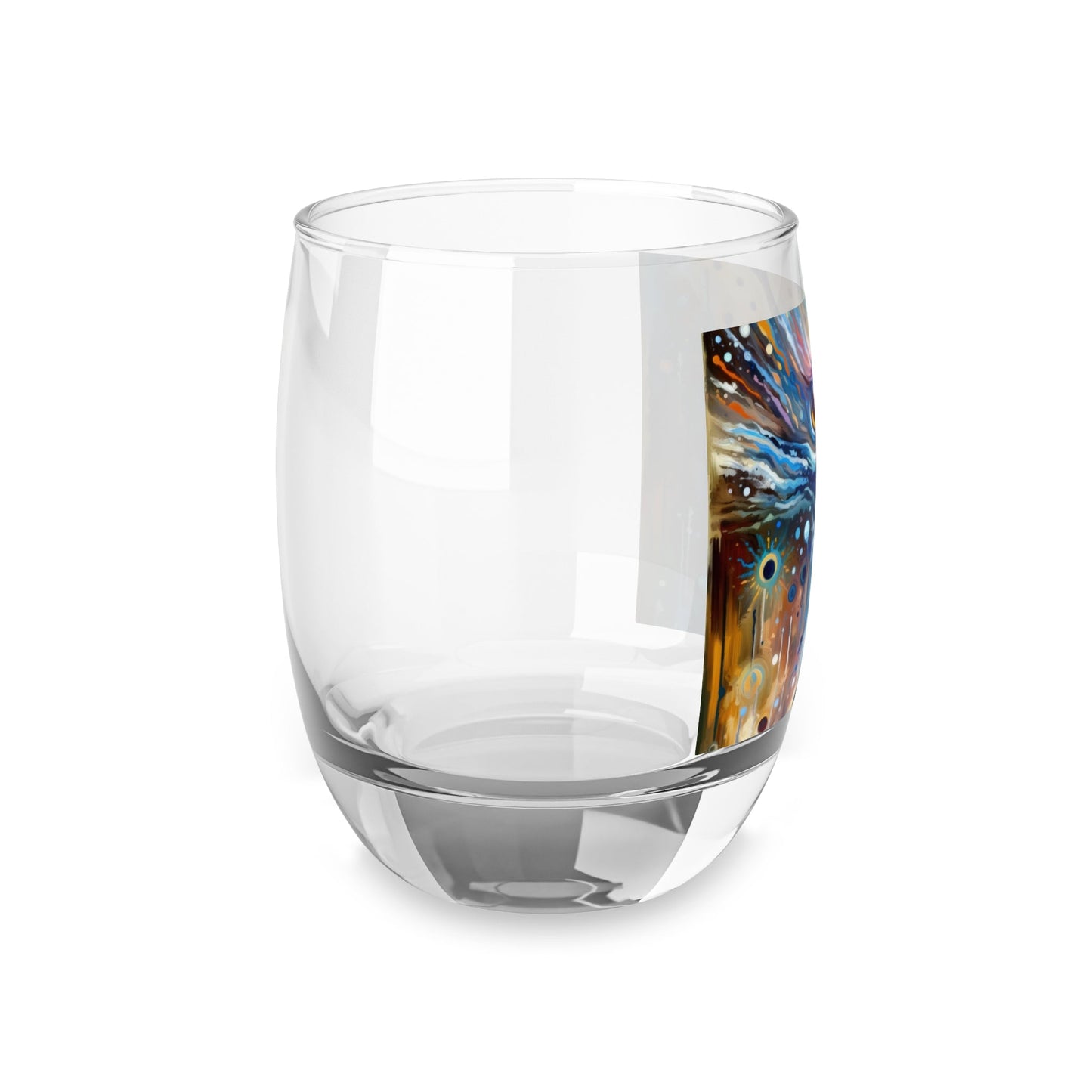 Journey Embrace Tachism Whiskey Glass - ATUH.ART
