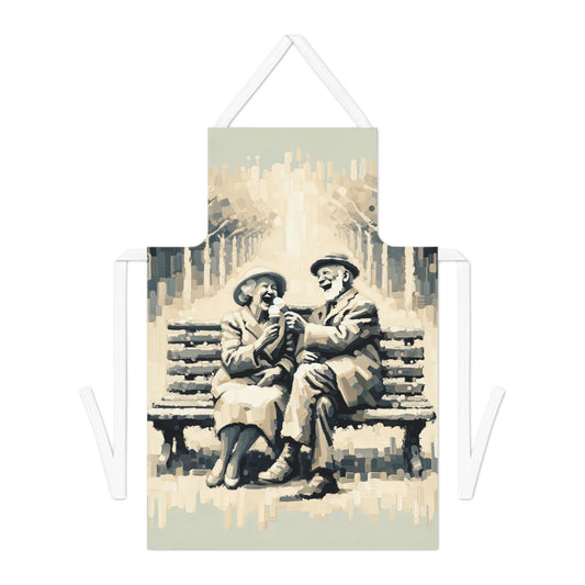 Joyful Companionship Serenity Adult Apron (AOP) - ATUH.ART