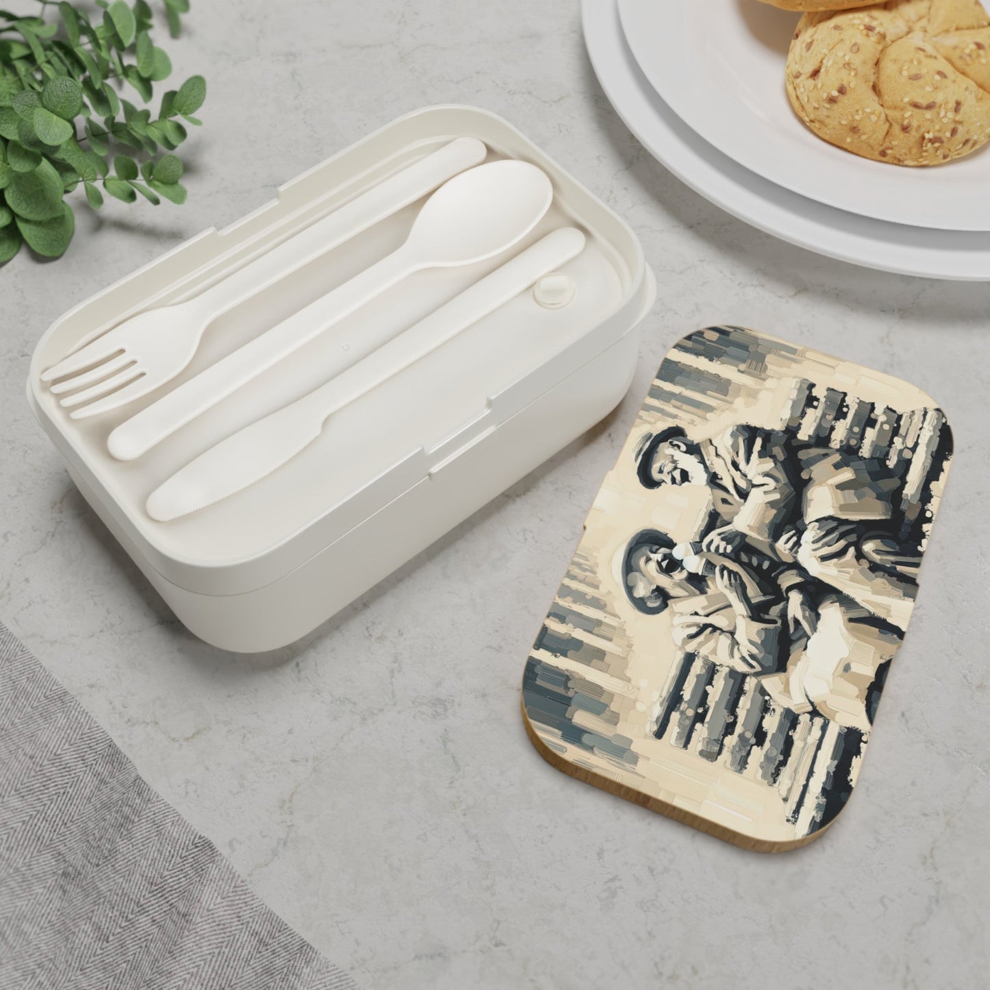 Joyful Companionship Serenity Bento Lunch Box - ATUH.ART