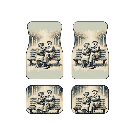 Joyful Companionship Serenity Car Mats (Set of 4) - ATUH.ART