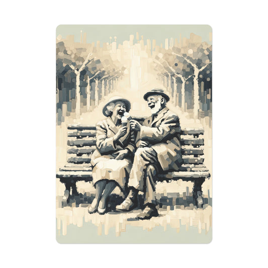 Joyful Companionship Serenity Poker Cards - ATUH.ART