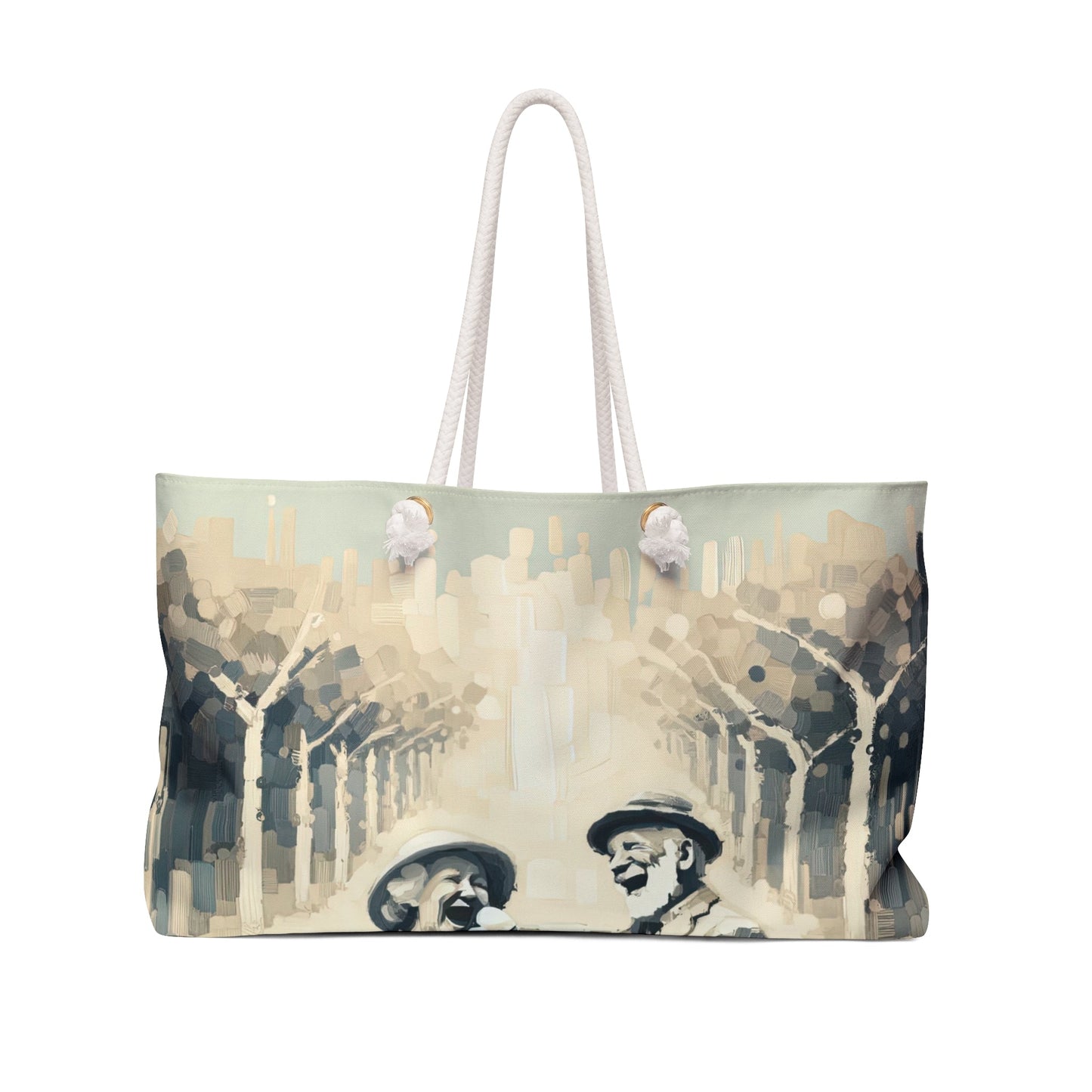 Joyful Companionship Serenity Weekender Bag - ATUH.ART