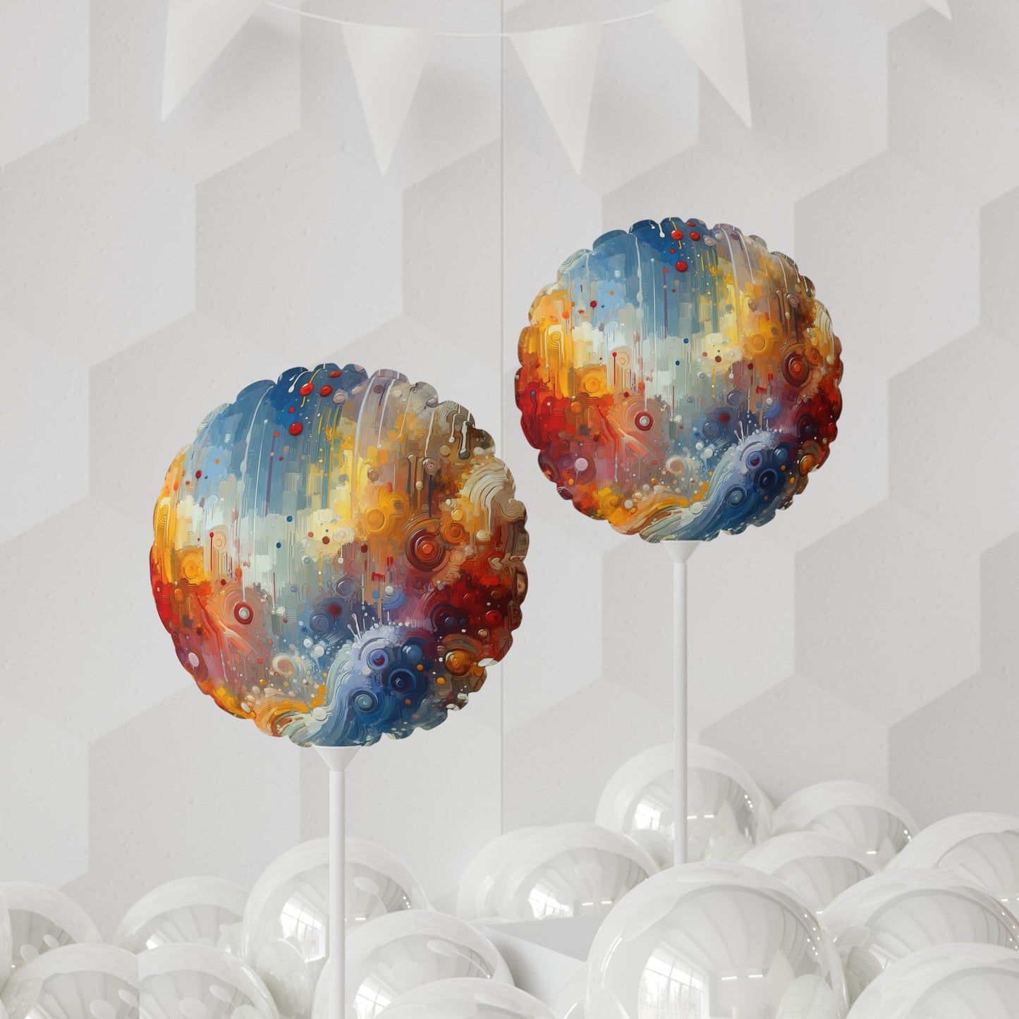 Joyous Effortless Exhale Balloon (Round and Heart-shaped), 11" - ATUH.ART
