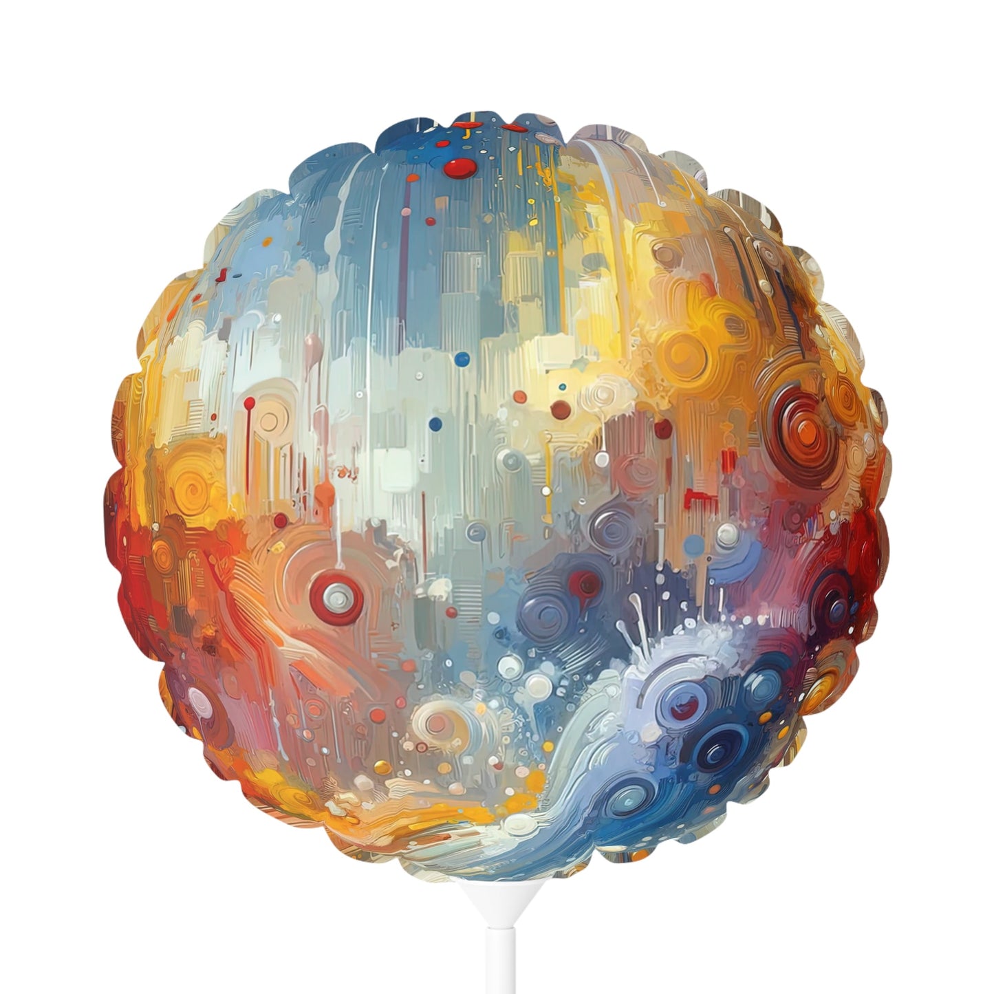 Joyous Effortless Exhale Balloon (Round and Heart-shaped), 11" - ATUH.ART