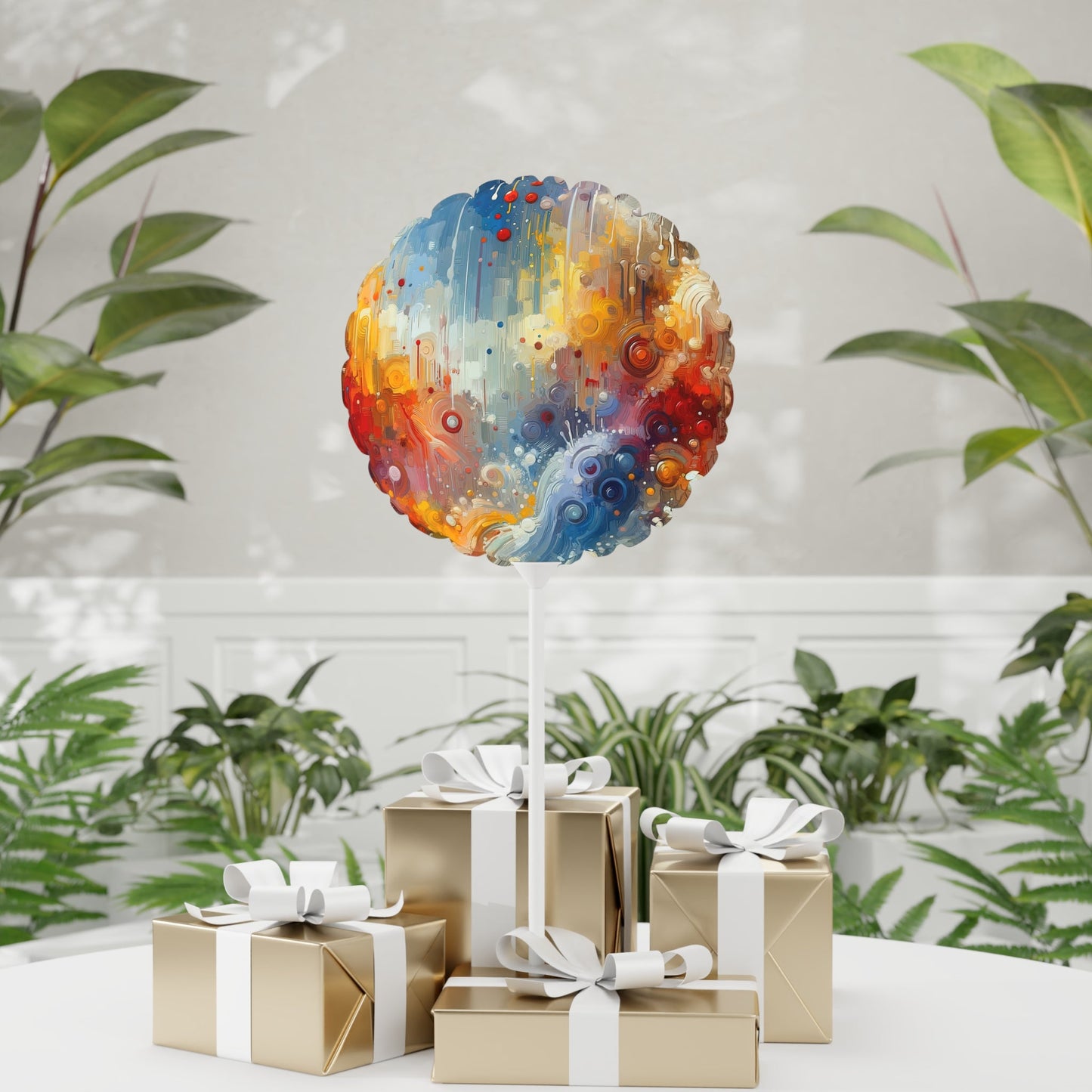 Joyous Effortless Exhale Balloon (Round and Heart-shaped), 11" - ATUH.ART