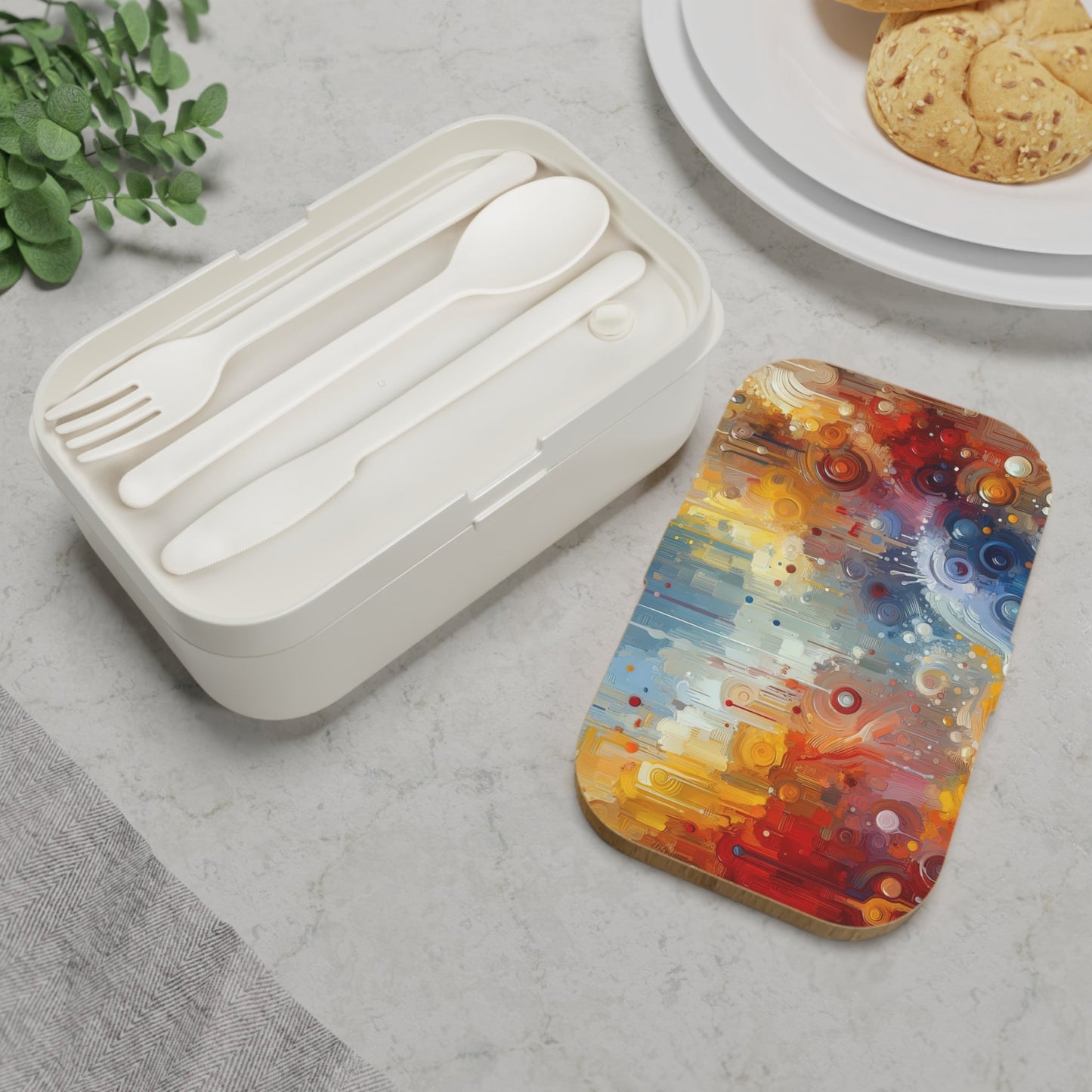 Joyous Effortless Exhale Bento Lunch Box - ATUH.ART