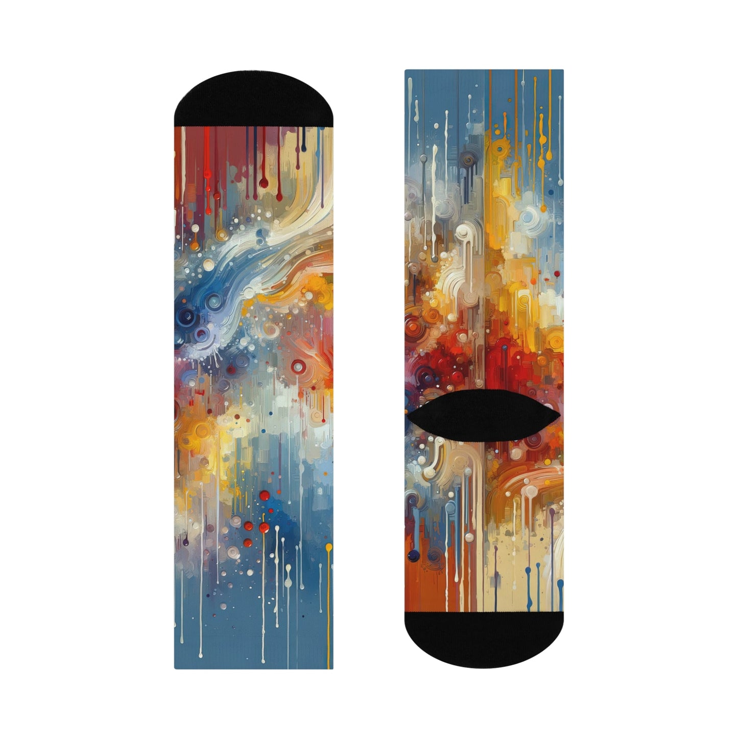 Joyous Effortless Exhale Cushioned Crew Socks - ATUH.ART