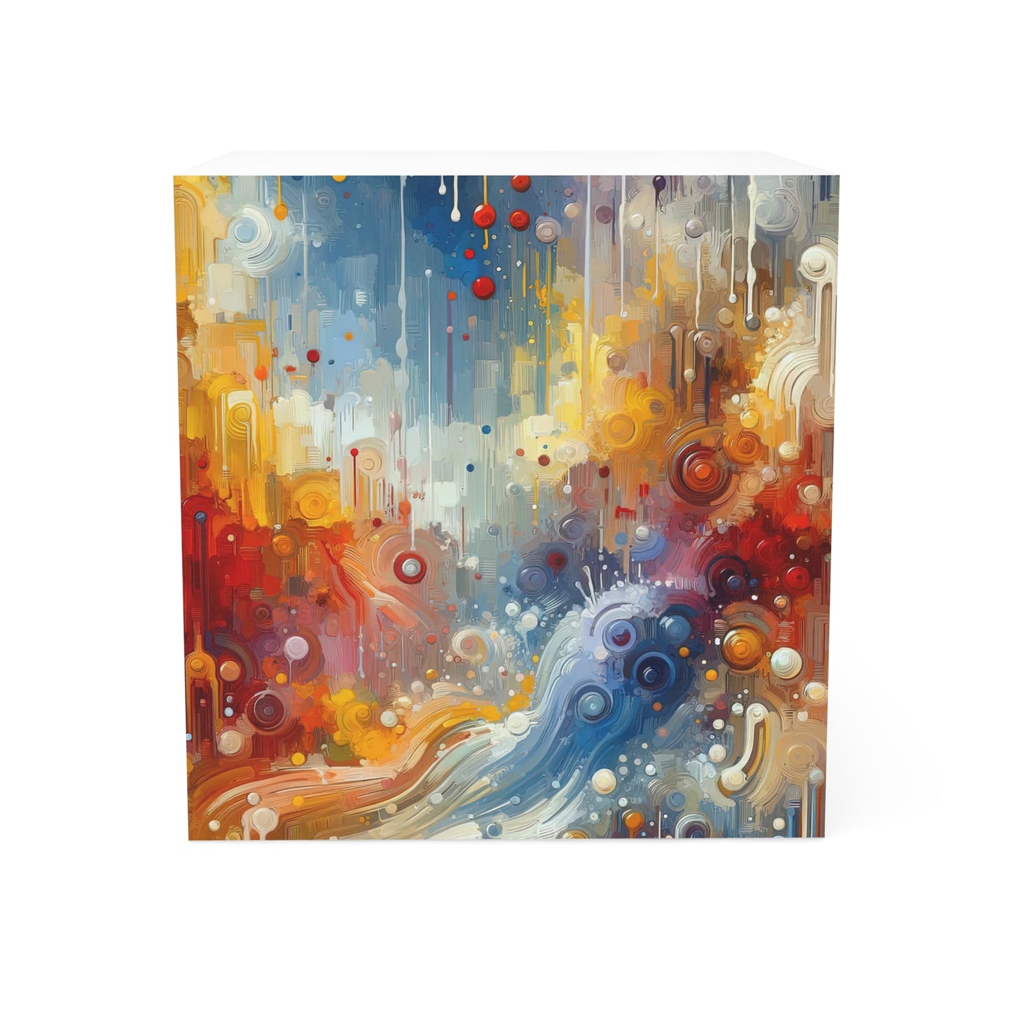 Joyous Effortless Exhale Note Cube - ATUH.ART