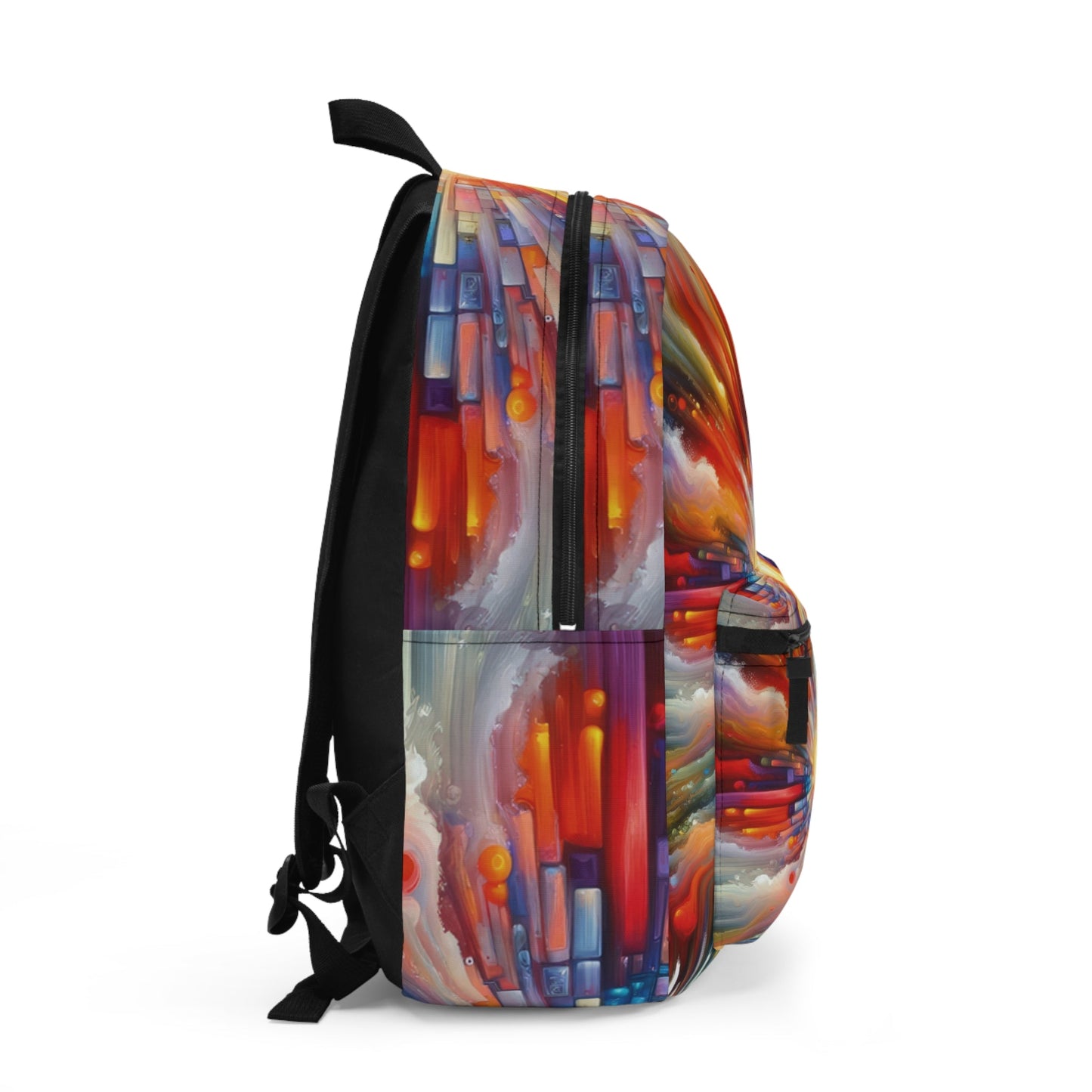 Kaleidoscopic Tachism Breath Backpack - ATUH.ART