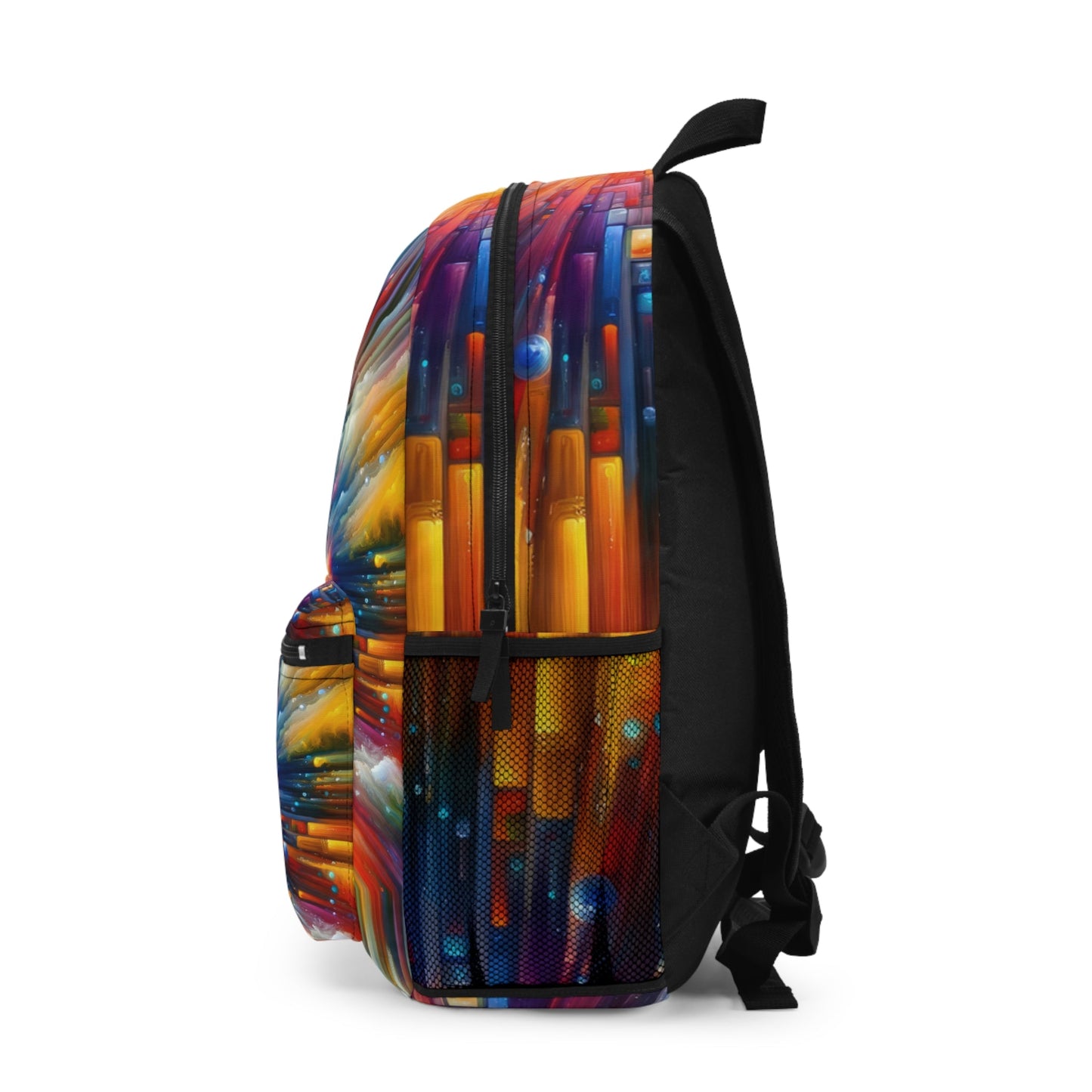 Kaleidoscopic Tachism Breath Backpack - ATUH.ART