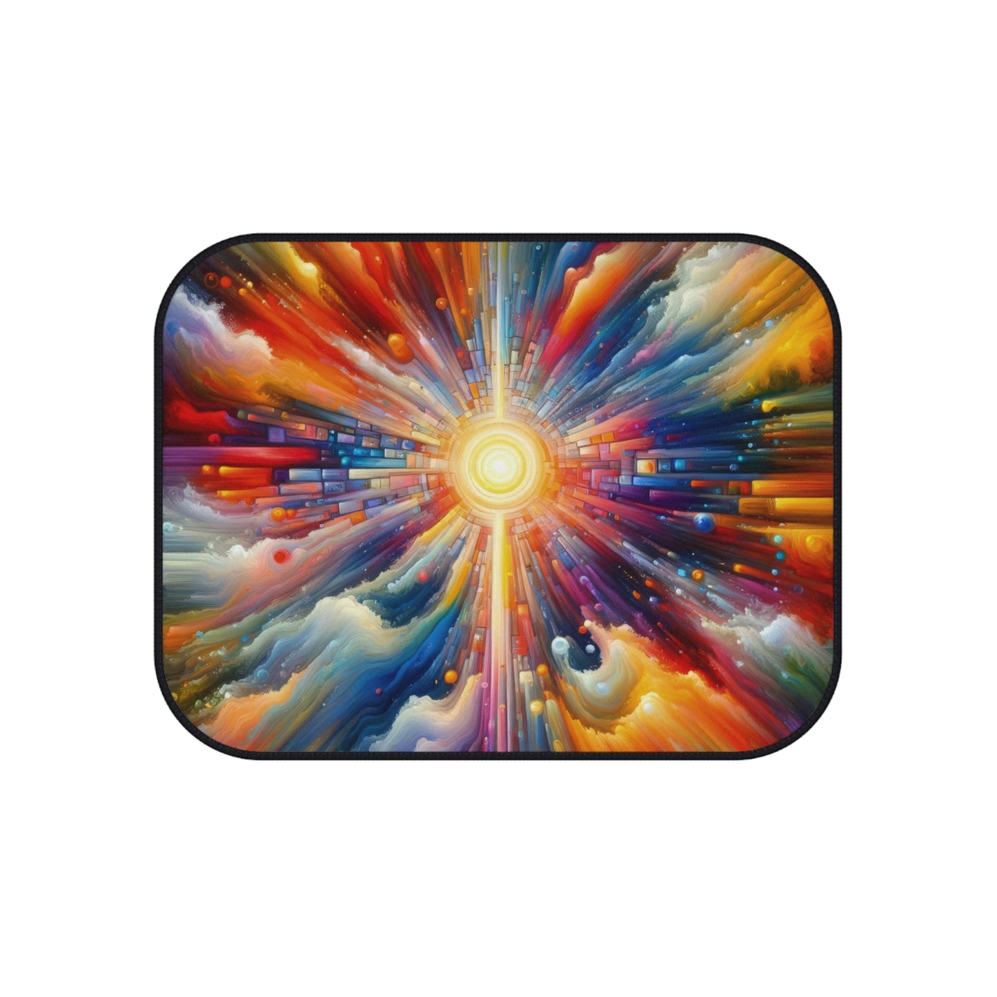 Kaleidoscopic Tachism Breath Car Mats (Set of 4) - ATUH.ART