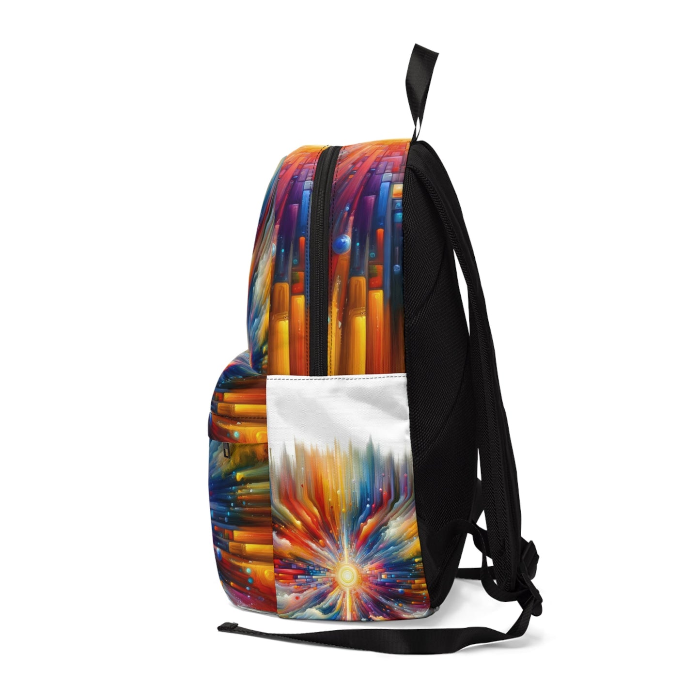 Kaleidoscopic Tachism Breath Unisex Classic Backpack - ATUH.ART